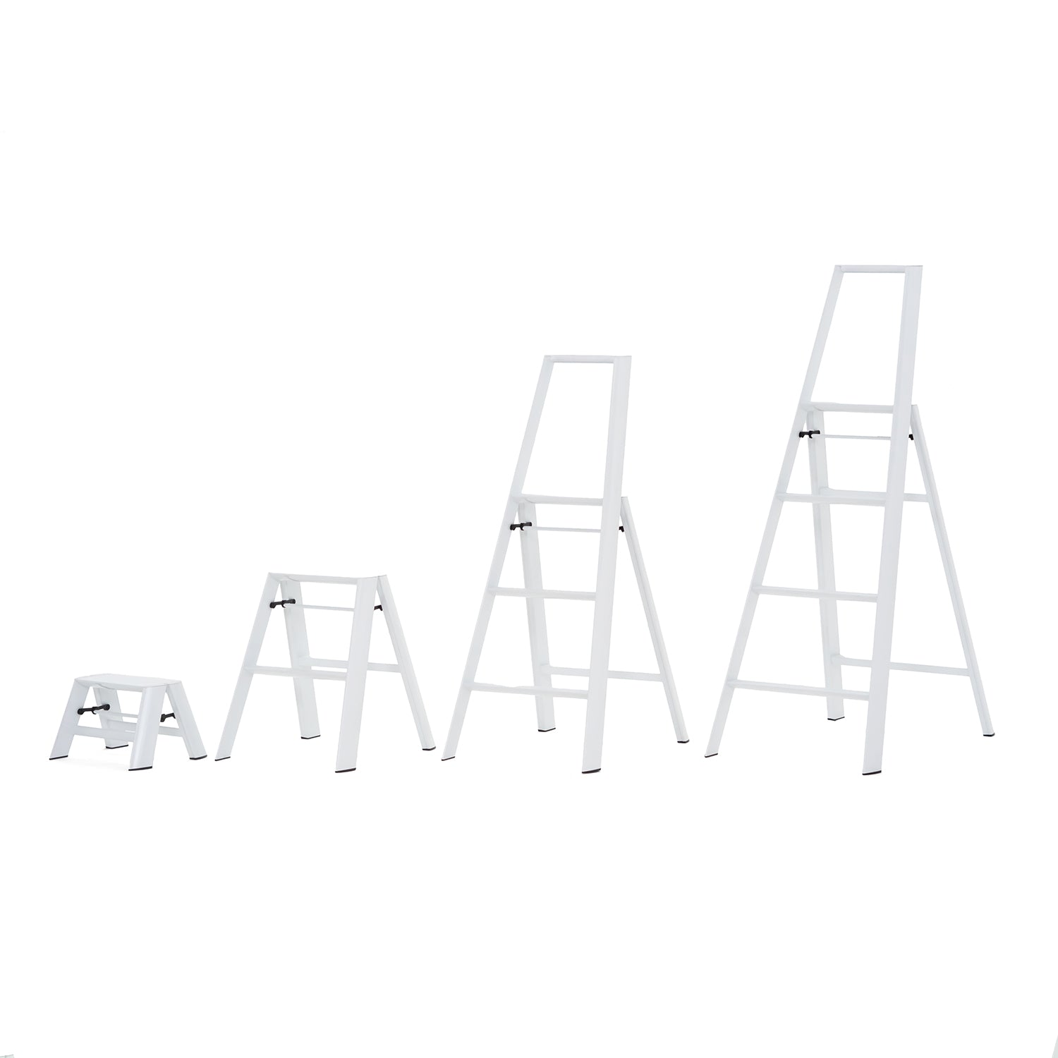 hasegawa | lucano 2 step ladder | white