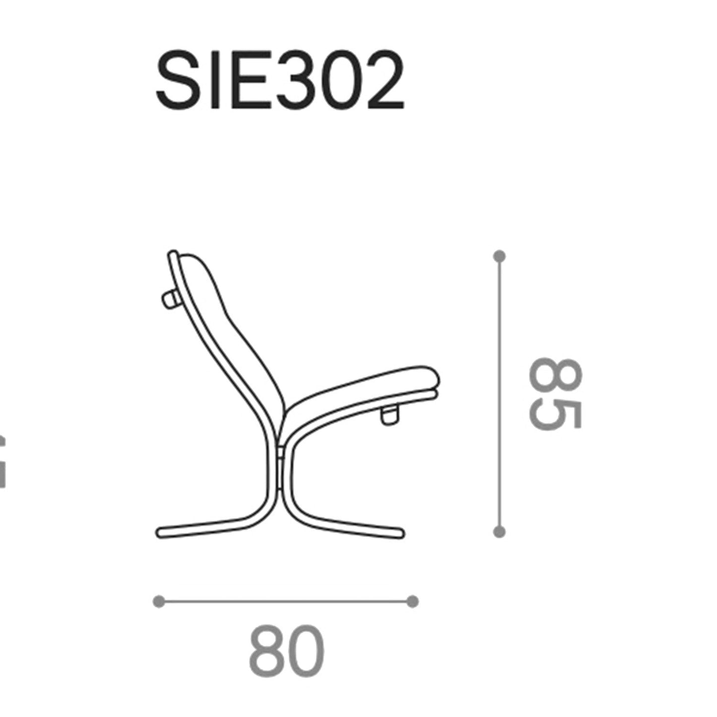 hjelle | siesta classic 302 chair | low back | black oak + hemsen HA19 leather