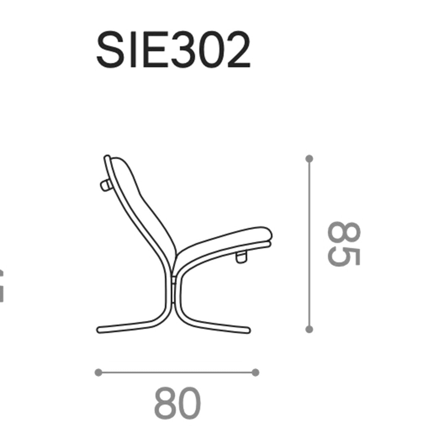 hjelle | siesta classic 302 chair | low back | black oak + hemsen HA19 leather