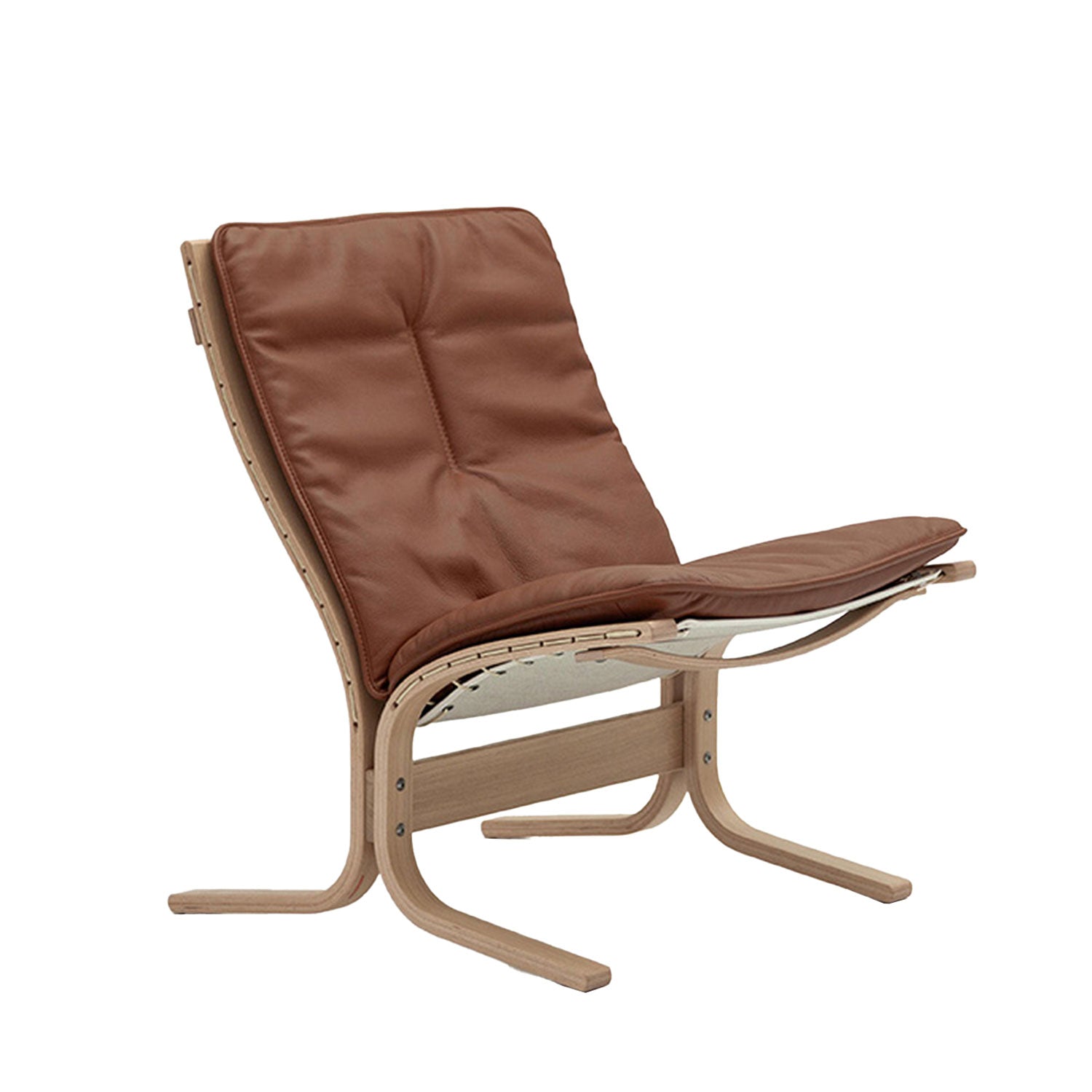 hjelle | siesta fiora 307 chair | low back | oak + rustical tan leather