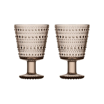 iittala | kastehelmi universal glass | set of 2 | linen - LC