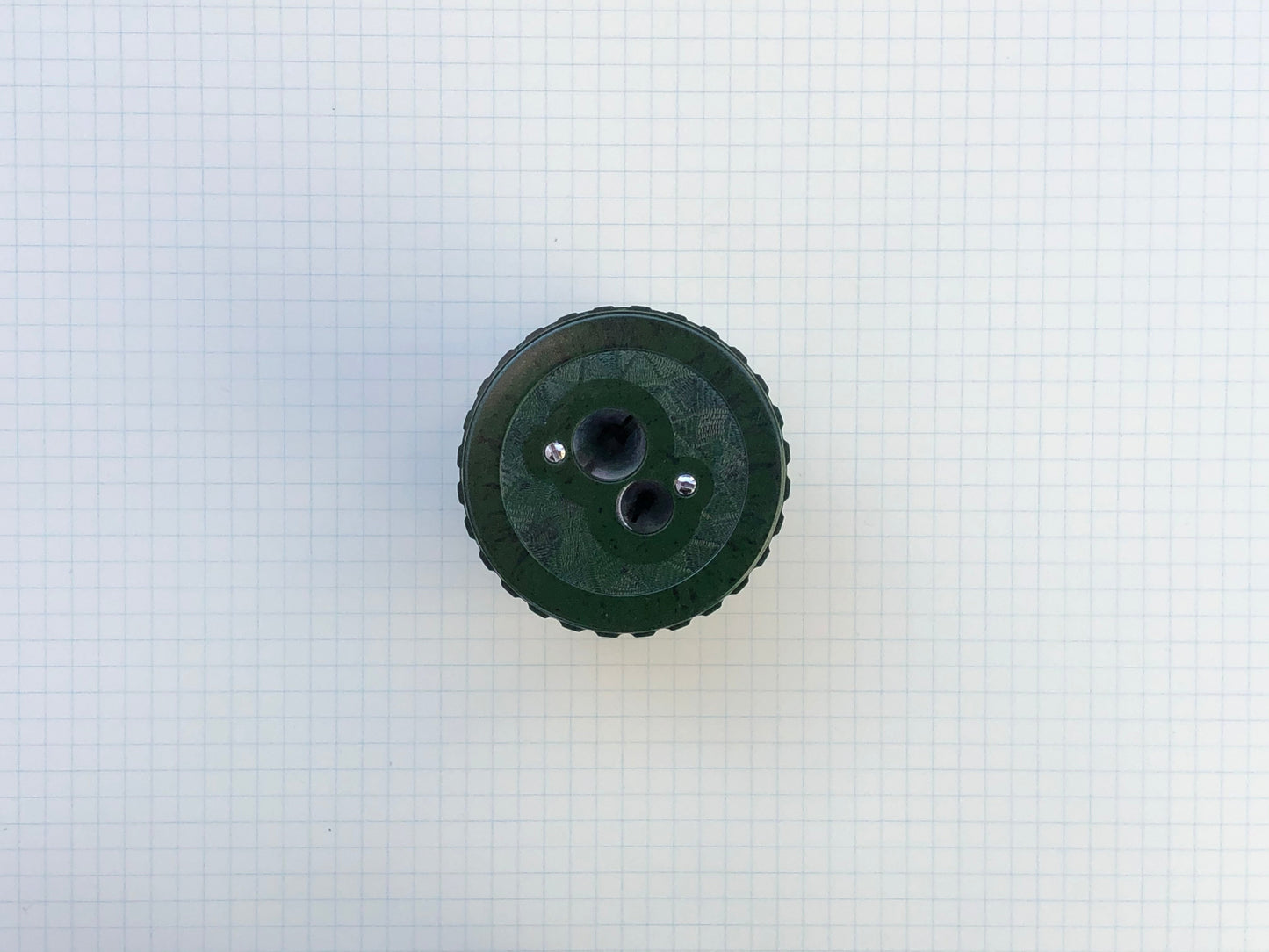 Dux Duroplast Double Pencil Sharpener - Marbled Green
