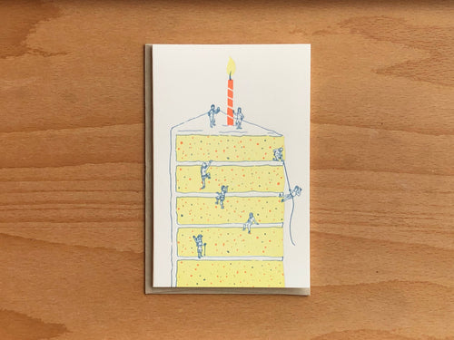 Cake Climbers Greeting Card