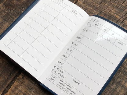 Classiky - Nancy Seki Girl Student Notebook - Dark Blue