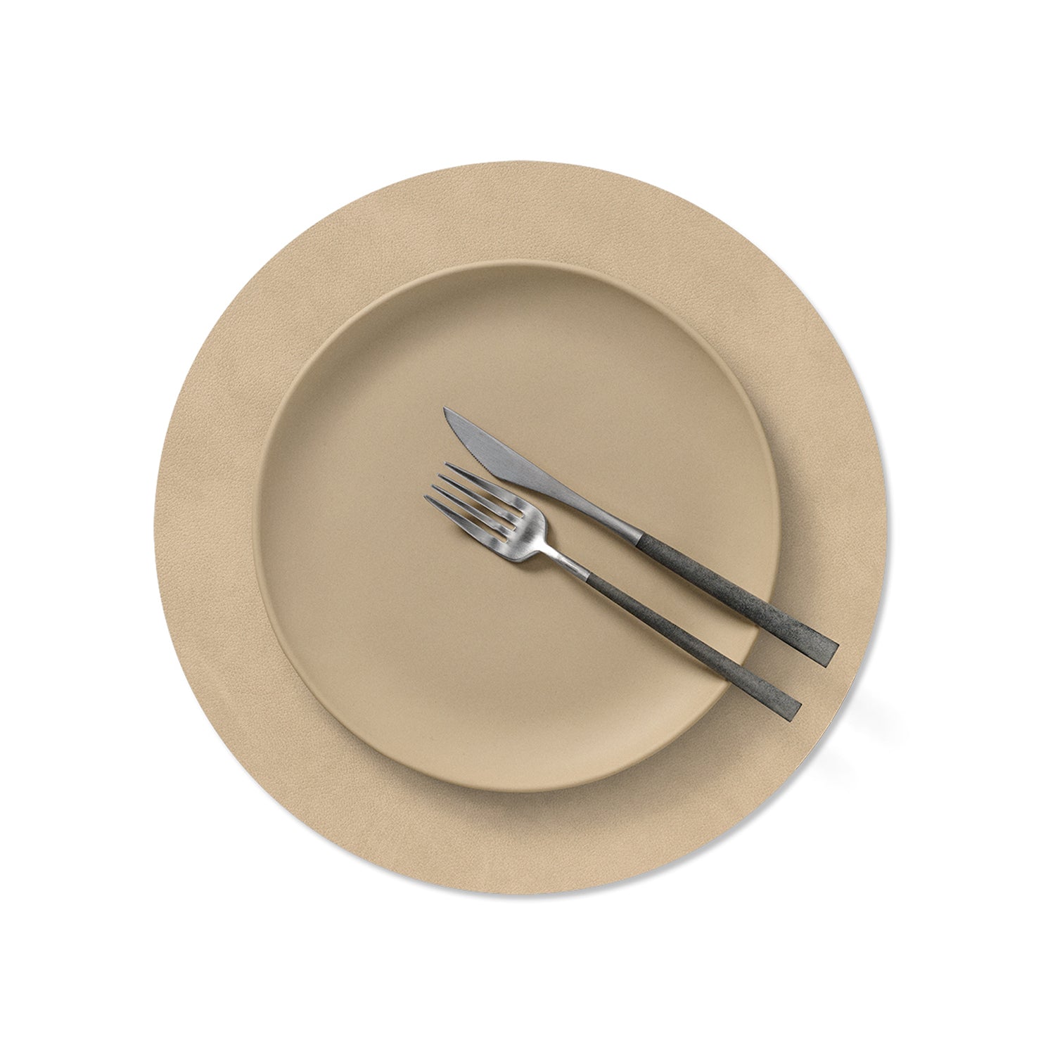 lind dna | table mat | circle medium | nupo sand