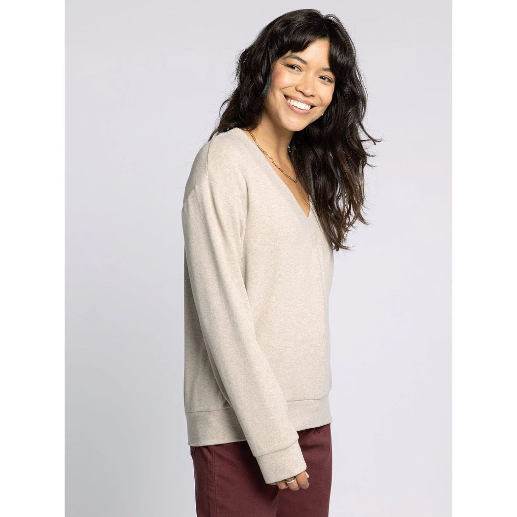 THREAD & SUPPLY - PAMELA SWEATER | BONE WHITE