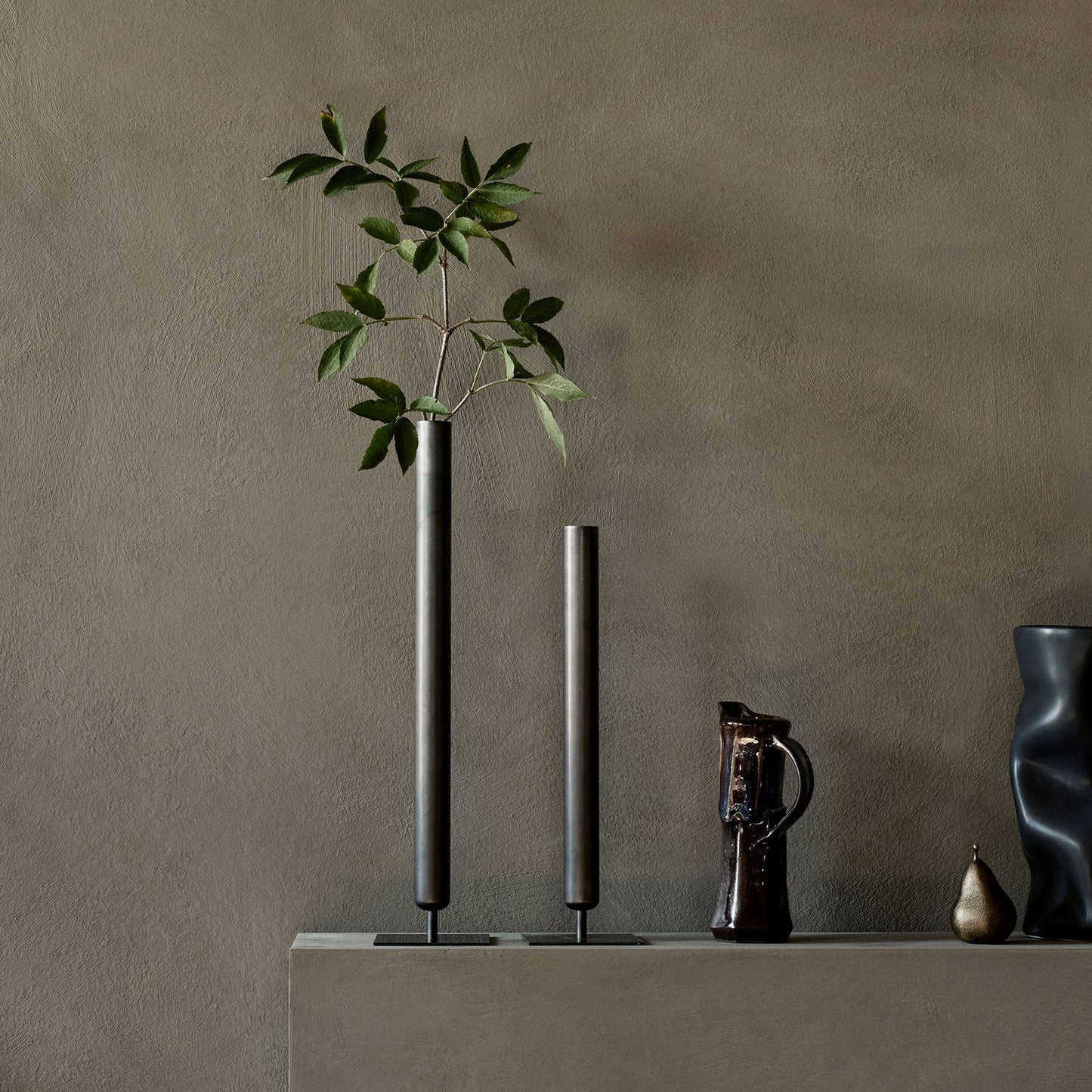 audo copenhagen (menu) | stance vase | bronzed brass 40cm