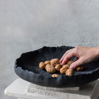 mette ditmer | art piece | patch bowl | black