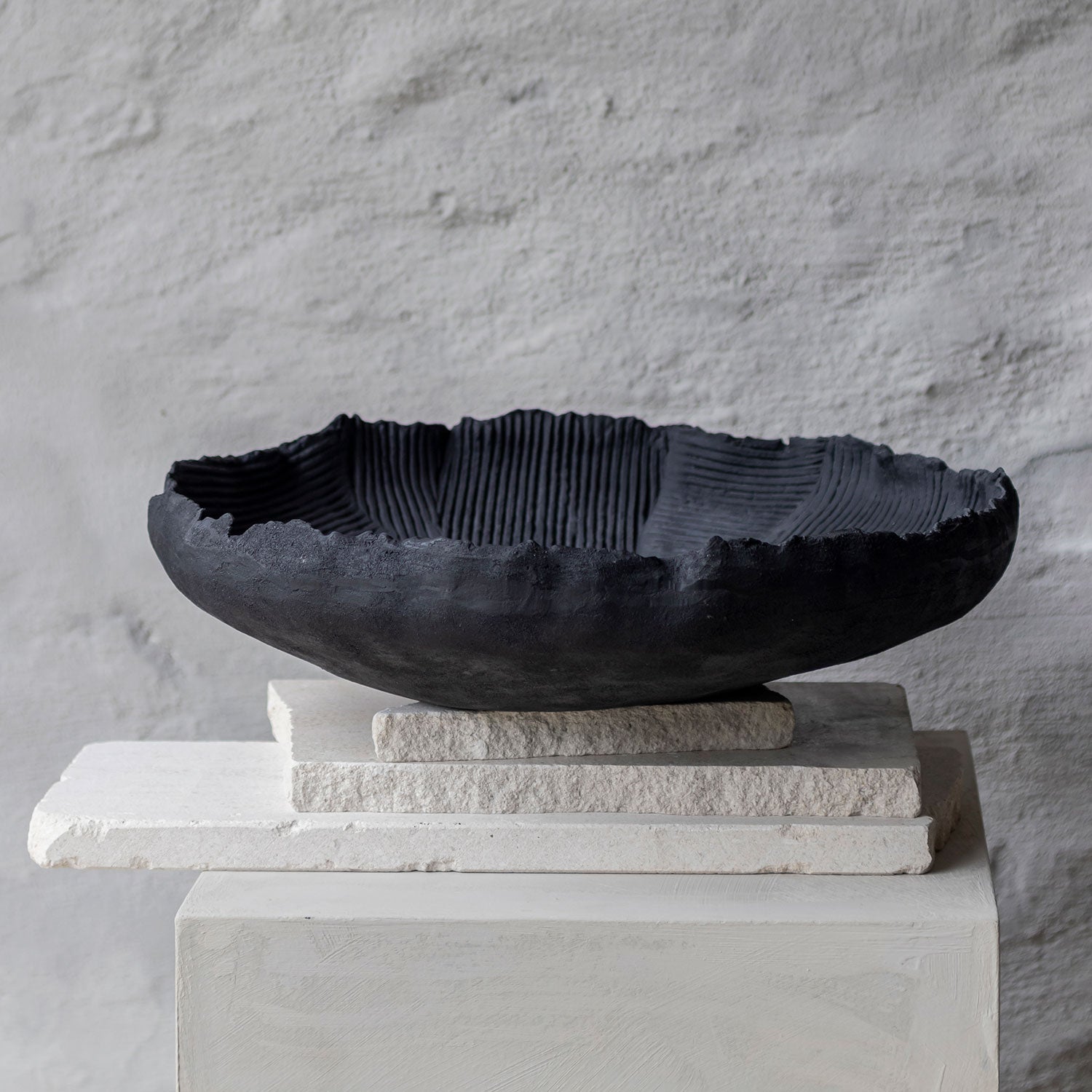 mette ditmer | art piece | patch bowl | black