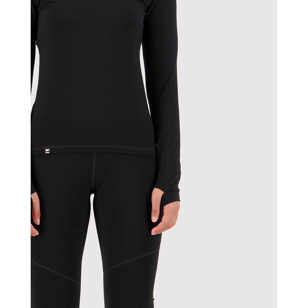 Cascade Merino Flex 200 Mock Neck LS | Women's