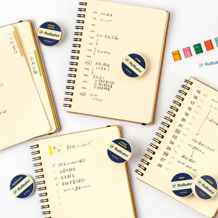 Delfonics Rollbahn Masking Tape - Diary - Days