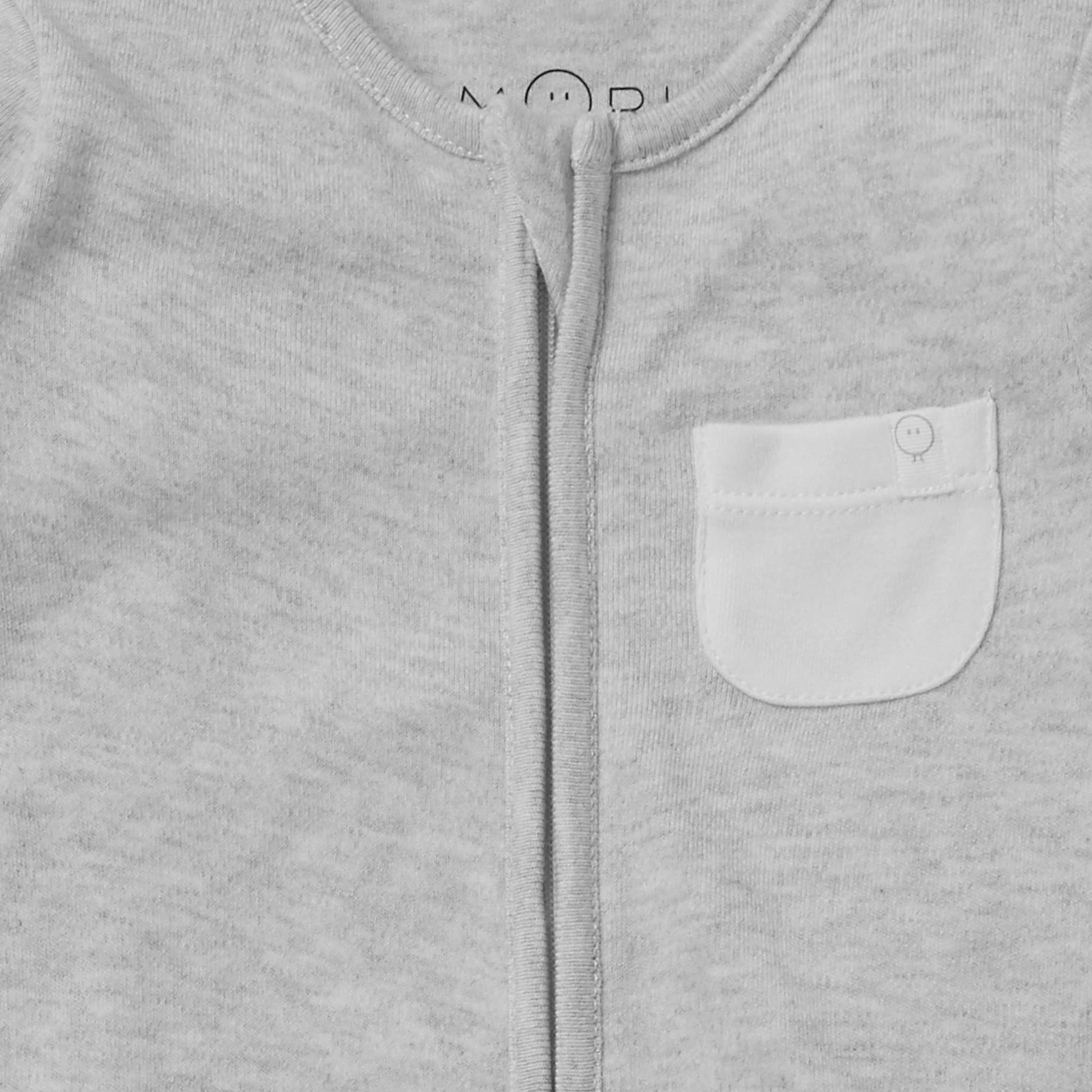 Clever Zip Sleepsuit - Grey