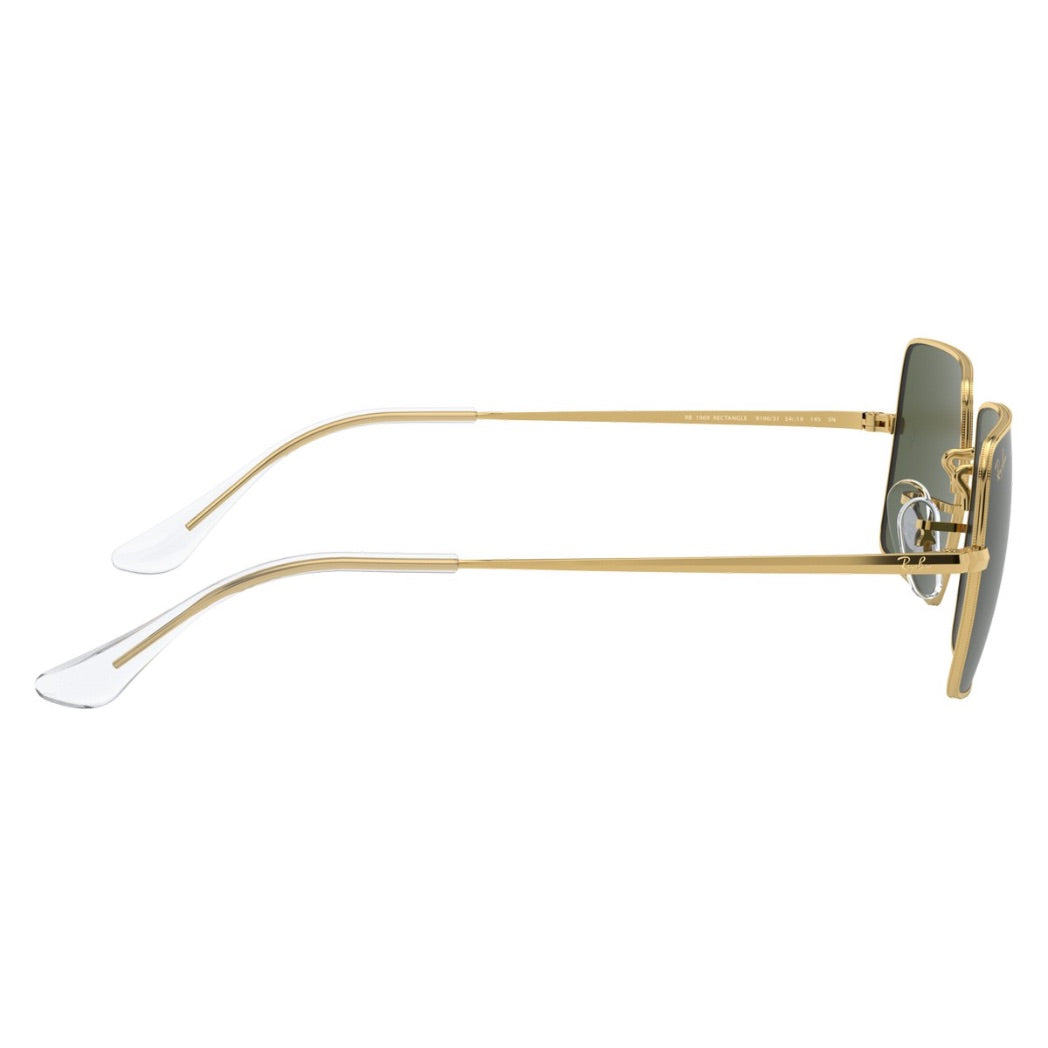 RAYBAN - RECTANGLE | Gold w/ Green