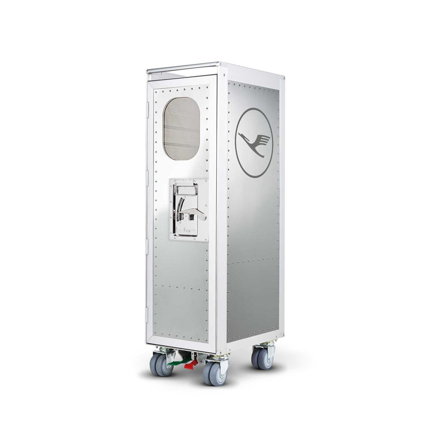 bordbar | rivet rocker trolley | OUTER TROLLEY ONLY -  aluminium with window