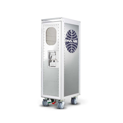 bordbar | rivet rocker trolley | OUTER TROLLEY ONLY -  aluminium with window